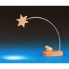 Schalling, crèche moderne Crèche De Noël Moderne|Etoile De Noël Electrique A Led Sur Socle, 21 Cm