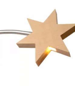 Schalling, crèche moderne Crèche De Noël Moderne|Etoile De Noël Electrique A Led Sur Socle, 21 Cm