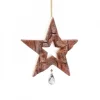 Waldfabrik, photophore en bois et étoile sapin de Noël Décorations En Bois Pour Sapin De Noël|Etoile En Bois Avec Cristal Swarovski