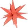 Riffelmacher et Weinberger Etoile Lumineuse|Etoile Lumineuse Rouge En Papier 3D, A Suspendre, 45 Cm