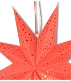 Riffelmacher et Weinberger Etoile Lumineuse|Etoile Lumineuse Rouge En Papier A Suspendre, 45 Cm