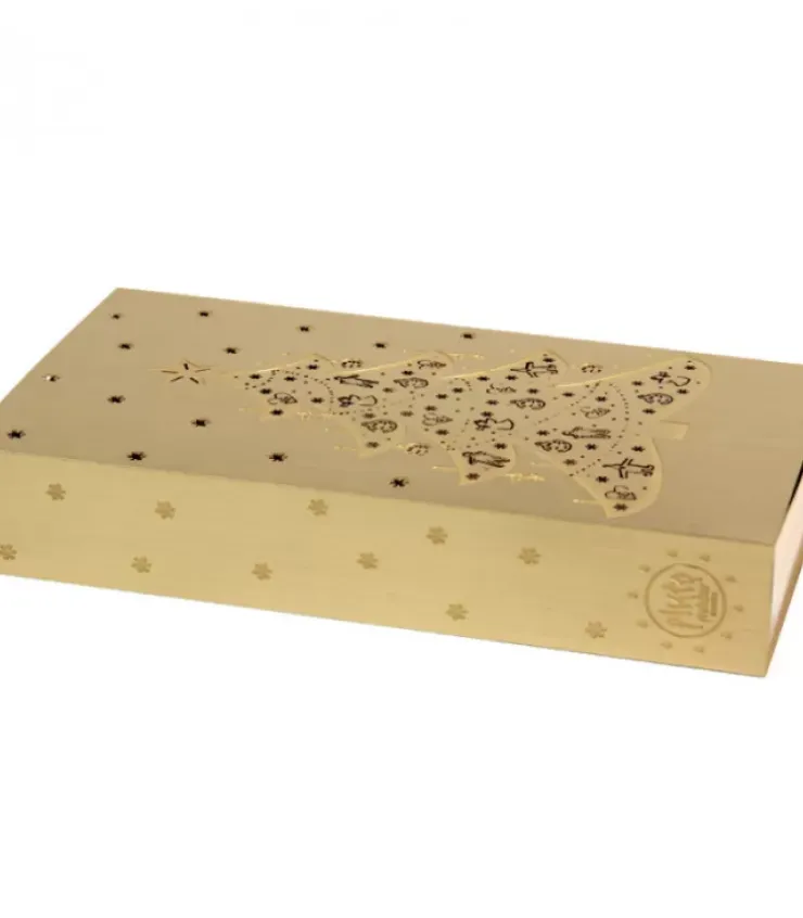 Pluto Produkter, déco de Noël Scandinave Pyramides De Noël Allemandes|Etui Dore Motif Sapin De Noël Pour Boite D'Allumettes
