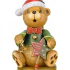 Hubrig, figurines pour enfant Bonhommes Fumeurs D'Encens Allemand|Grand Ourson De Noël Brule-Encens 22 Cm