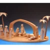 Schalling, crèche moderne Crèche De Noël En Bois|Grand Plateau En Bois Pour Fabriquer Une Crèche De Noël