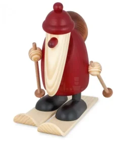 Köhler, Père Noël en bois Père Noël En Bois|Grand Père Noël A Ski