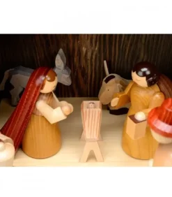 Richard Glasser, Pyramides de Noël allemandes Crèche De Noël En Bois|Grande Crèche De Noël En Bois Avec Personnages