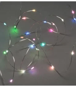Konstsmide, guirlandes lumineuses de Noël Guirlande Lumineuse Intérieure À Led|Guirlande Lumineuse Avec Changement De Couleur, 50 Diodes Led