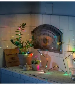 Konstsmide, guirlandes lumineuses de Noël Guirlande Lumineuse Intérieure À Led|Guirlande Lumineuse Avec Changement De Couleur, 50 Diodes Led