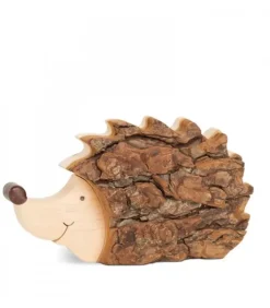 Waldfabrik, photophore en bois et étoile sapin de Noël Animaux En Bois|Herisson En Bois, 11 Cm