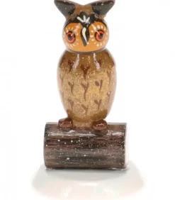 Hubrig, figurines pour enfant Village De Noël Miniature|Hibou, Village De Noël Miniature