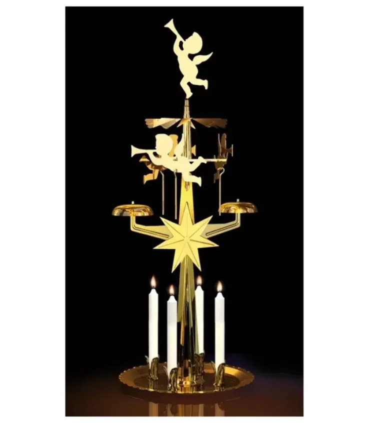 Angel Chimes, carillon des anges Carillon Des Anges|Kit Carillon Des Anges Dore + Bougies