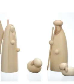 Schalling, crèche moderne Personnages De Crèche De Noël|Le Berger Et L'Ange, Personnages Pour Crèche De Noël, 12 Cm
