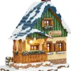 Hubrig, figurines pour enfant Village De Noël Miniature|Maison Eclairee Pour Figurine De Noël Miniature Winterkinder, La Maison Forestiere