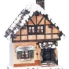 Hubrig, figurines pour enfant Village De Noël Miniature|Maison Eclairee Pour Village De Noël Miniature Winterkinder, La Boutique De Tante Emma