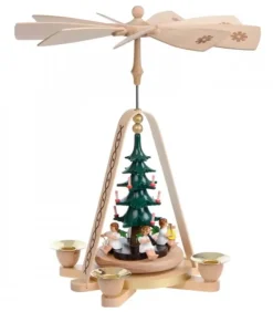 Richard Glasser, Pyramides de Noël allemandes Manèges De Noël|Manège De Noël, Anges Musiciens Autour Du Sapin