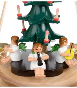 Richard Glasser, Pyramides de Noël allemandes Manèges De Noël|Manège De Noël, Anges Musiciens Autour Du Sapin