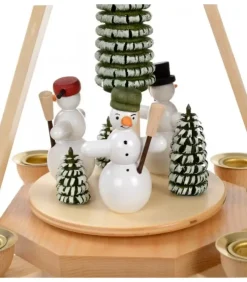 Frank Weber Manèges De Noël|Manège De Noël En Bois Bonhommes De Neige