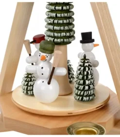 Frank Weber Manèges De Noël|Manège De Noël En Bois Bonhommes De Neige