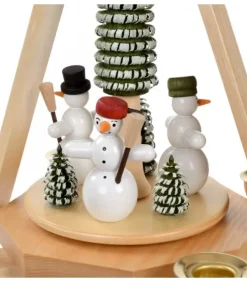 Frank Weber Manèges De Noël|Manège De Noël En Bois Bonhommes De Neige