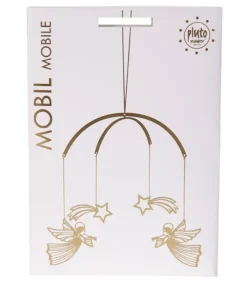 Pluto Produkter, déco de Noël Scandinave Déco De Noël Scandinave|Mobile De Noël A Suspendre, Anges Dores Volants Et Etoiles