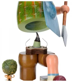 Hubrig, figurines pour enfant Bonhommes Fumeurs D'Encens Allemand|Personnage Brule-Encens Jardinier