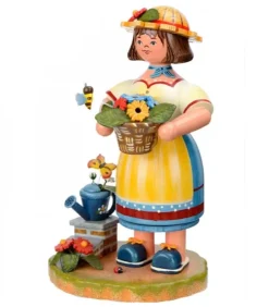 Hubrig, figurines pour enfant Bonhommes Fumeurs D'Encens Allemand|Personnage Brule-Encens Jardiniere