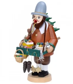 Richard Glasser, Pyramides de Noël allemandes Bonhommes Fumeurs D'Encens Allemand|Personnage Brule-Encens Vendeur De Déco De Noël