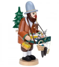 Richard Glasser, Pyramides de Noël allemandes Bonhommes Fumeurs D'Encens Allemand|Personnage Brule-Encens Vendeur De Déco De Noël