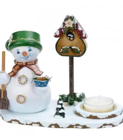 Hubrig, figurines pour enfant Bonhommes Fumeurs D'Encens Allemand|Personnage Porte Encens Bonhomme De Neige Avec Bougeoir