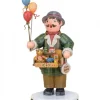 Hubrig, figurines pour enfant Bonhommes Fumeurs D'Encens Allemand|Personnage Porte Encens Vendeur De Ballons