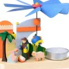 Graupner, décoration de sapin de Noël, Déco Noël enfant Manèges De Noël|Petit Carrousel En Bois Crèche De Noël