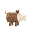 Waldfabrik, photophore en bois et étoile sapin de Noël Animaux En Bois|Petit Cochon En Bois, 3 Cm