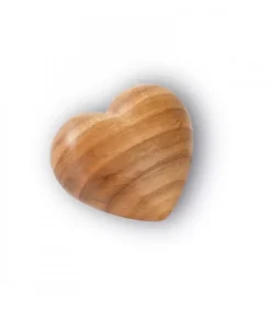 Waldfabrik, photophore en bois et étoile sapin de Noël Coeur En Bois|Petit Coeur En Bois, 4 Cm