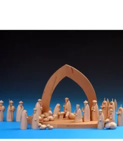 Schalling, crèche moderne Personnages De Crèche De Noël|Petit Jesus, Joseph, Marie Pour Crèche De Noël, 6 Cm