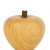 Waldfabrik, photophore en bois et étoile sapin de Noël Objet Déco Bois|Petite Pomme En Bois Poli, 4 Cm