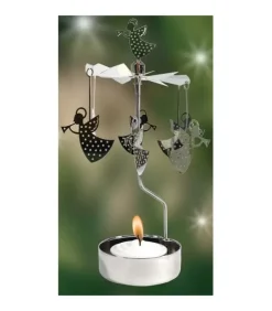 Pluto Produkter, déco de Noël Scandinave Bougeoirs Carrousels Photophore De Noël|Photophore De Noël Anges Et Trompettes