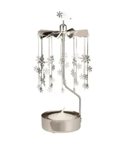 Pluto Produkter, déco de Noël Scandinave Bougeoirs Carrousels Photophore De Noël|Photophore De Noël Mini-Flocons De Neige