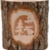 Waldfabrik, photophore en bois et étoile sapin de Noël Photophore Bois|Photophore En Bois Cisele, Elan Dans La Foret
