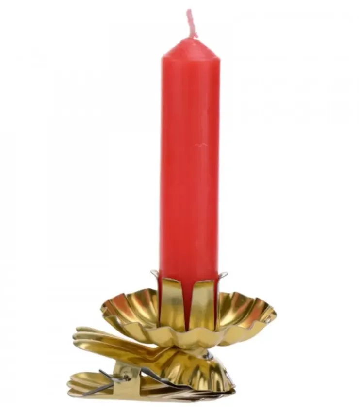 Riffelmacher et Weinberger Bougies Pour Sapin De Noël|Pince A Bougie Pour Sapin Metal Dore