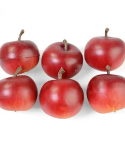 Riffelmacher et Weinberger Pomme Décorative|Pommes Décoratives Rouges Fonce, 4 Cm
