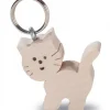 Waldfabrik, photophore en bois et étoile sapin de Noël Porte-Clés En Bois|Porte-Clés Chat