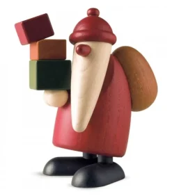 Köhler, Père Noël en bois Père Noël En Bois|Père Noël En Bois Et Cadeaux