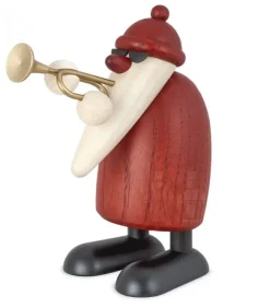 Köhler, Père Noël en bois Père Noël En Bois|Père Noël En Bois Trompettiste