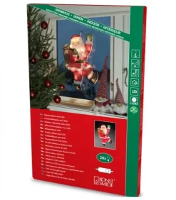 Konstsmide, guirlandes lumineuses de Noël Père Noël Lumineux|Père Noël Lumineux Qui Salue
