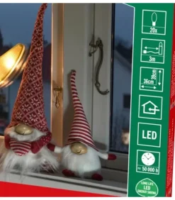 Konstsmide, guirlandes lumineuses de Noël Père Noël Lumineux|Père Noël Lumineux Sur La Lune