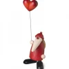 Köhler, Père Noël en bois Père Noël En Bois|Père Noël Rouge Avec Un Coeur
