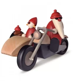 Köhler, Père Noël en bois Père Noël En Bois|Père Noël Rouge En Side-Car