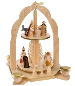 Richard Glasser, Pyramides de Noël allemandes Pyramides De Noël Allemandes|Pyramide Avec Scene De Crèche De Noël Complete