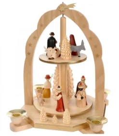 Richard Glasser, Pyramides de Noël allemandes Pyramides De Noël Allemandes|Pyramide Avec Scene De Crèche De Noël Complete