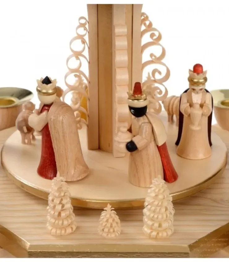 Richard Glasser, Pyramides de Noël allemandes Pyramides De Noël Allemandes|Pyramide Avec Scene De Crèche De Noël Complete